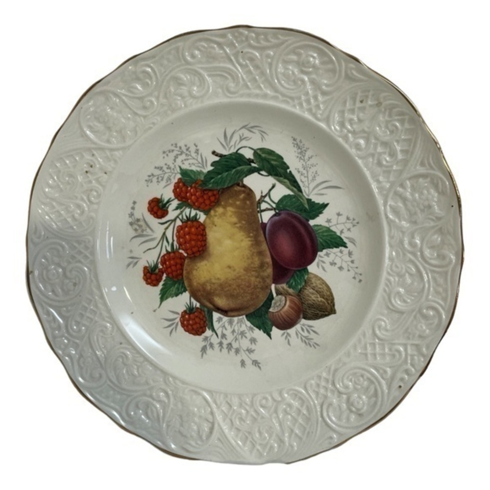 Vintage Marlborough Salad Plate Old English Ironstone Simpsons Potters Fruit